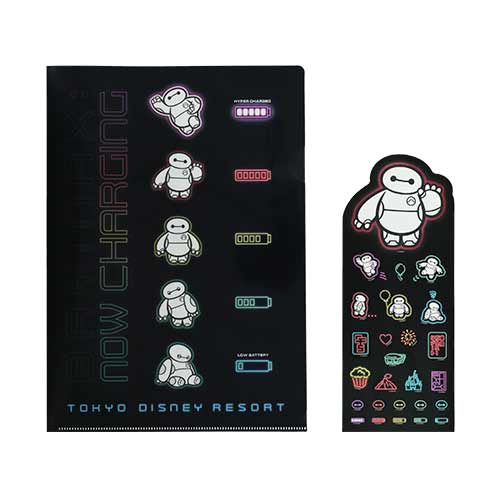 TDR - Baymax Summer Cool Off - Clear file with sticker