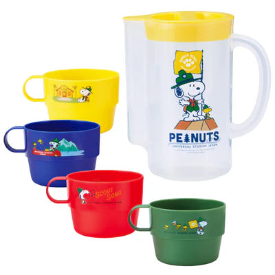 USJ - Snoopy - Beagle Scout - Jar and cup set