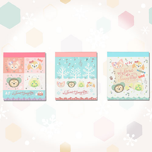 TDR - Duffy and friends Secret of Snowy Day 2025 - Memo set
