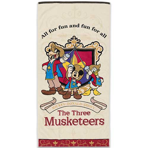 SDJ - The Three Musketeers - bath towel