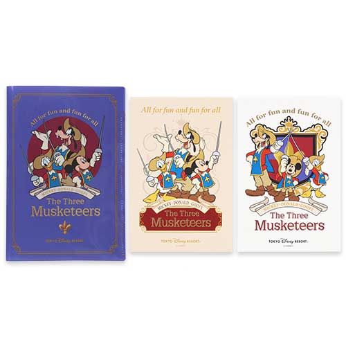 SDJ - The Three Musketeers - postcard and folder set
