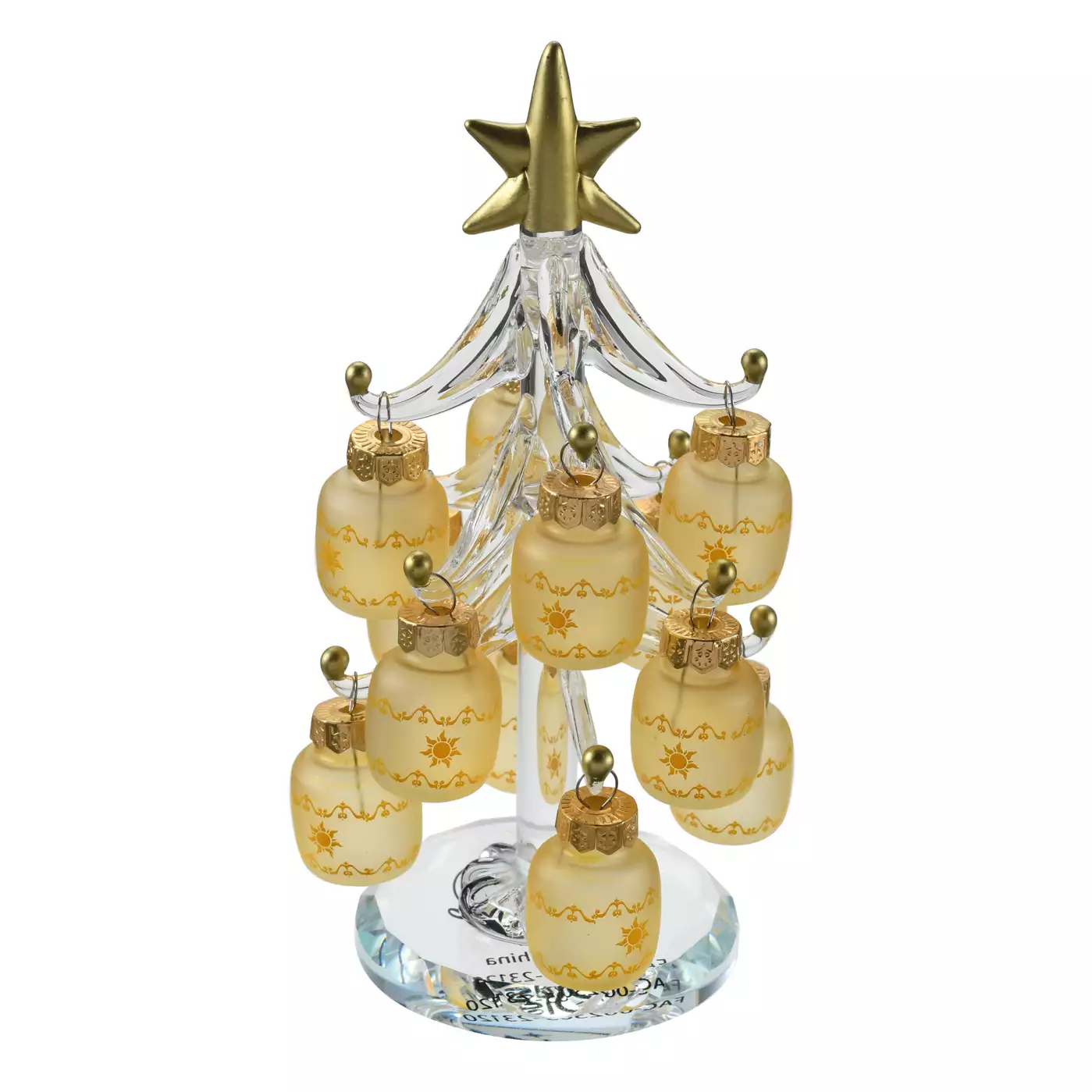 SDJ - Rapunzel Chriatmas - Glass Christmas Tree