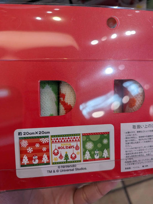 USJ - 2023 Christmas - Nintendo World - Mini towel set