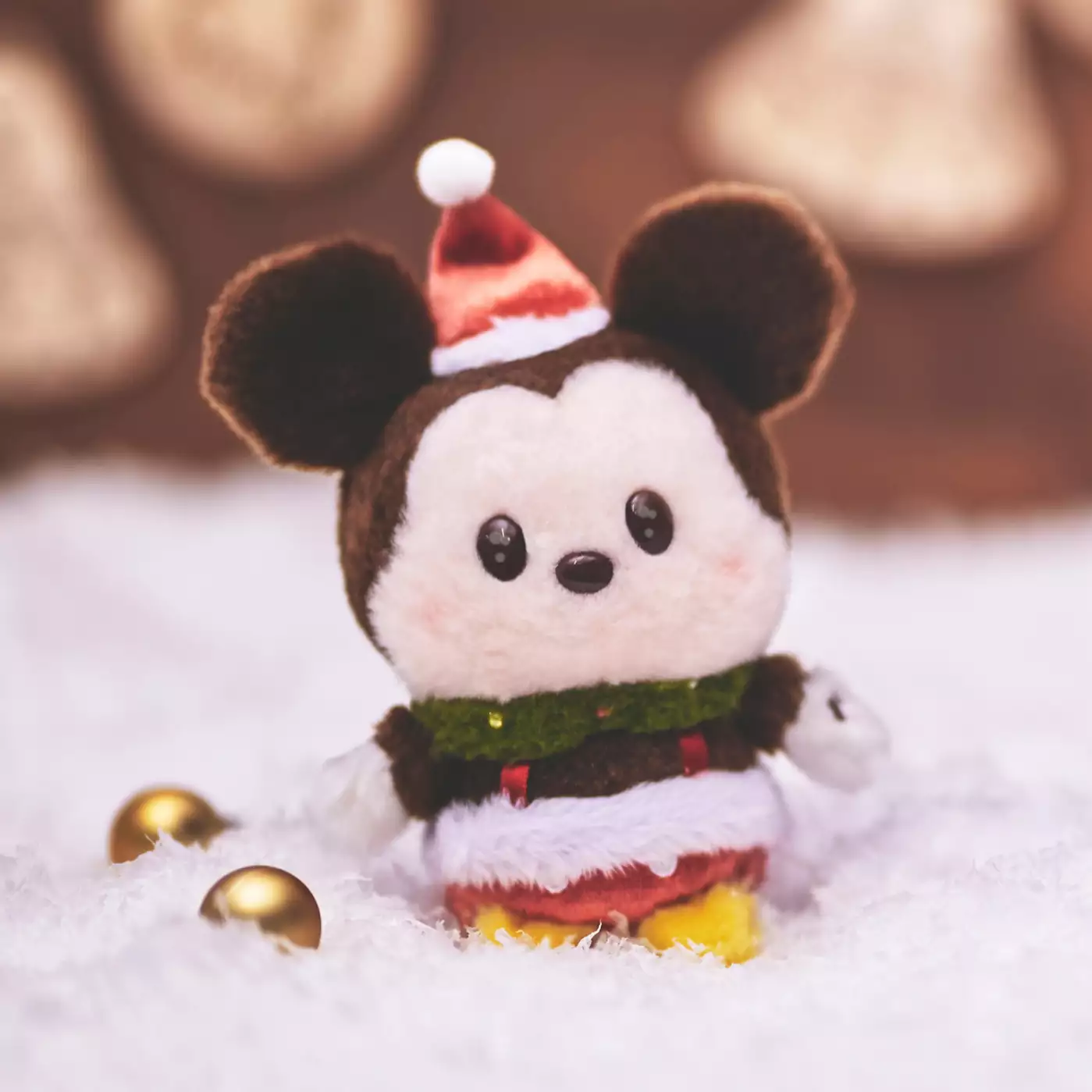 SDJ - Urupocha-chan Collection Plush - Christmas Mickey Mouse