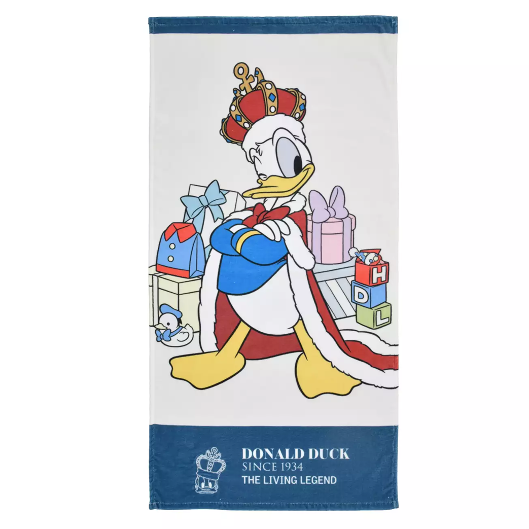 SDJ - DONALD THE KING BIRTHDAY - Bath towel