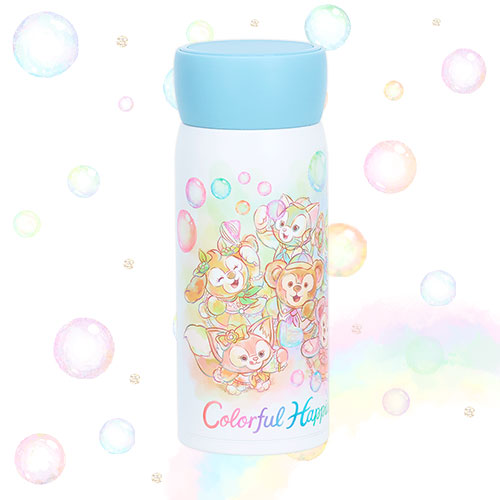 TDR - Duffy and friends 20th anniversary "Colorful Happiness" - Stainless water bottle