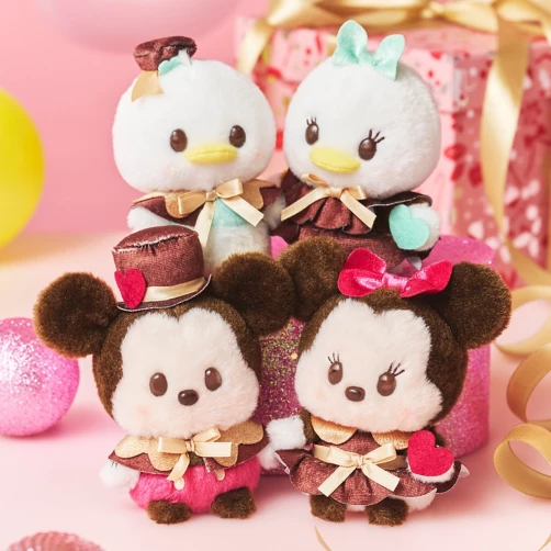 SDJ - Urupocha-chan Collection Plush - Disney Valentine Mickey Mouse