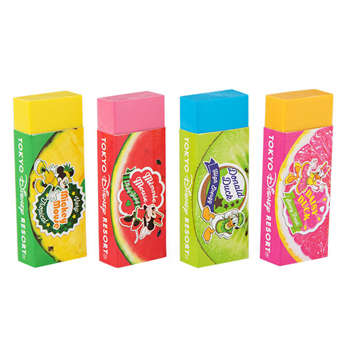 TDR - Disney Fruits - Eraser set