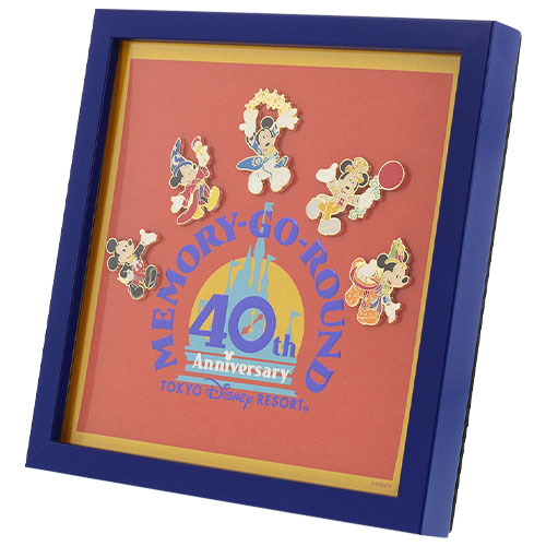 TDR - Disneyland 40th Anniversary MEMORY-GO-ROUND Collection - Pin set