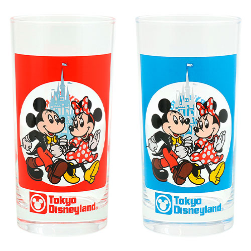 TDR - Disneyland 40th Anniversary MEMORY-GO-ROUND Collection - Glass set of 2