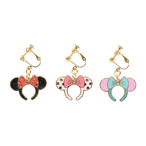 TDR - Minnie Mouse Headband Pattern - Earrings set