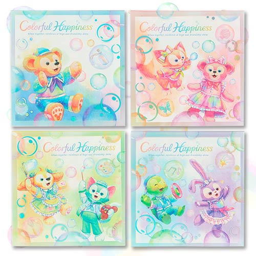 TDR - Duffy and friends 20th anniversary "Colorful Happiness" - Memo set