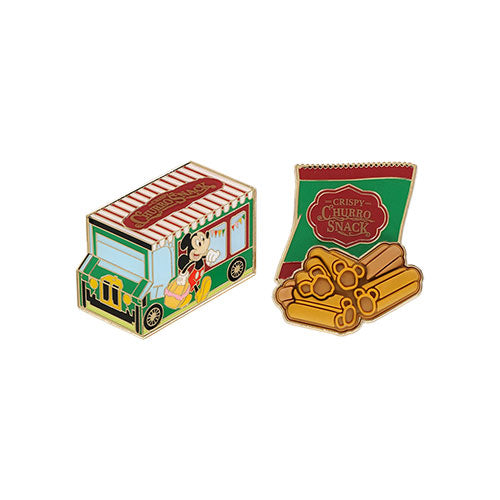 TDR - Tokyo Disneyland snack pin set of 2