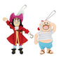 TDR - Peter Pan Captain Hook and Mr Smith Keychain plush set