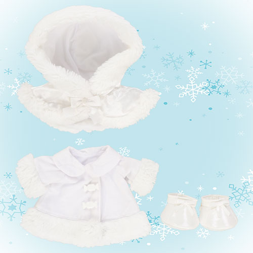 TDR - Duffy and friends White Wintertime Wonders Collection - Plush outflt (plush not included)