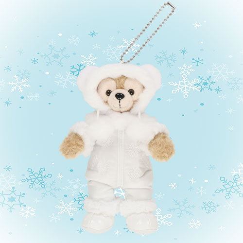 TDR - Duffy and friends White Wintertime Wonders Collection - Plush keychain