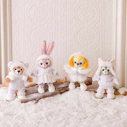 TDR - Duffy and friends White Wintertime Wonders Collection - Plush keychain