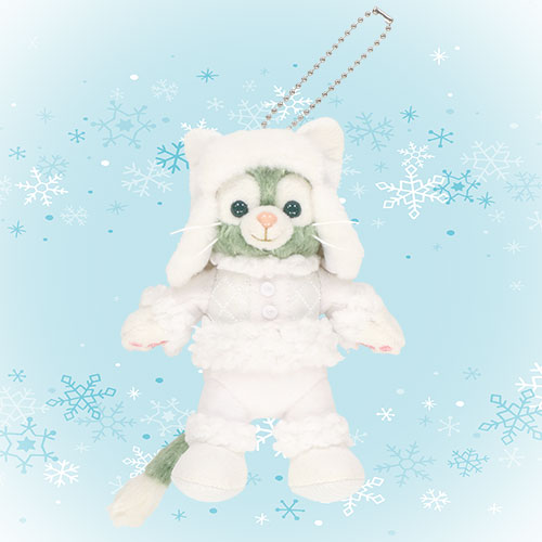 TDR - Duffy and friends White Wintertime Wonders Collection - Plush keychain