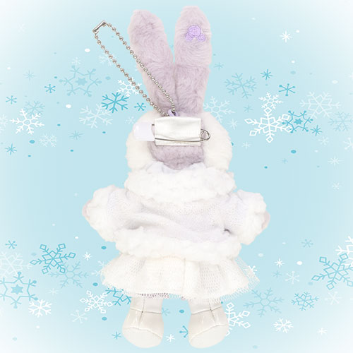 TDR - Duffy and friends White Wintertime Wonders Collection - Plush keychain