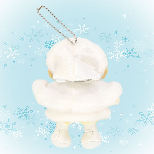 TDR - Duffy and friends White Wintertime Wonders Collection - Plush keychain