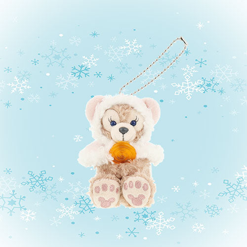 TDR - Duffy and friends White Wintertime Wonders Collection - Plush keychain