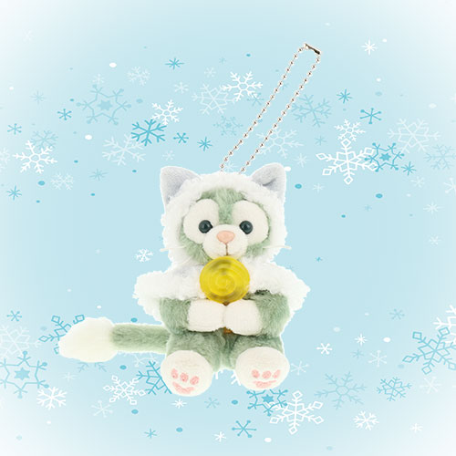 TDR - Duffy and friends White Wintertime Wonders Collection - Plush keychain