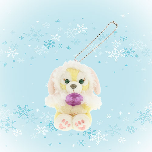 TDR - Duffy and friends White Wintertime Wonders Collection - Plush keychain