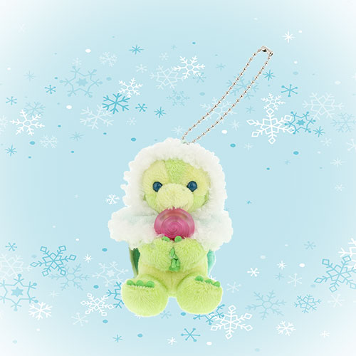 TDR - Duffy and friends White Wintertime Wonders Collection - Plush keychain