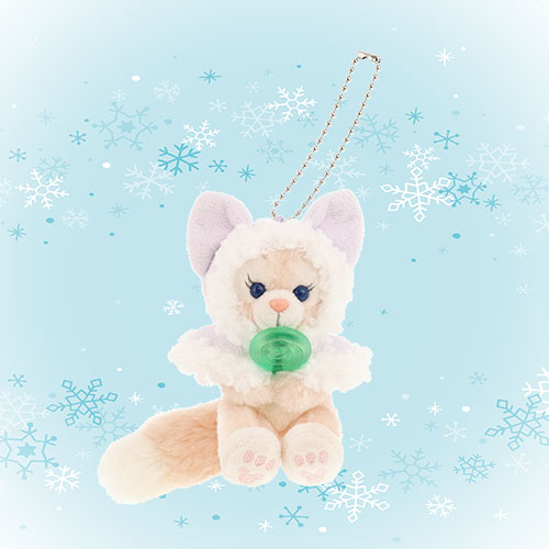 TDR - Duffy and friends White Wintertime Wonders Collection - Plush keychain