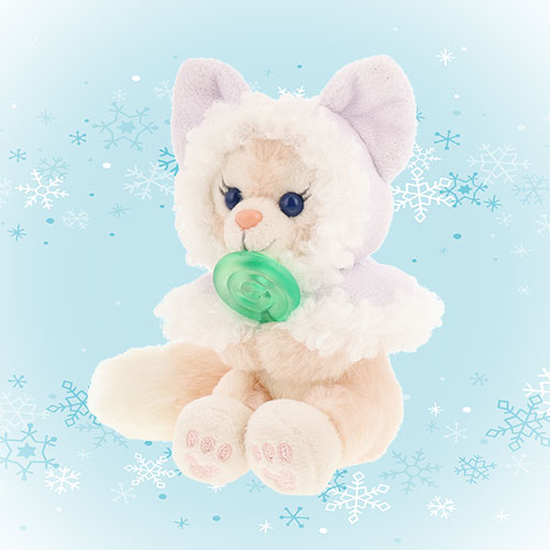 TDR - Duffy and friends White Wintertime Wonders Collection - Plush keychain