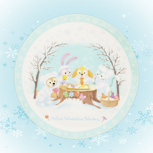 TDR - Duffy and friends White Wintertime Wonders Collection - Plate