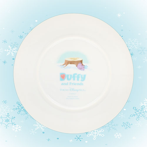 TDR - Duffy and friends White Wintertime Wonders Collection - Plate