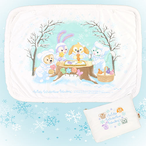 TDR - Duffy and friends White Wintertime Wonders Collection - Blanket