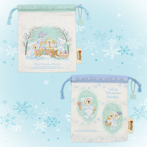 TDR - Duffy and friends White Wintertime Wonders Collection - Pouch set