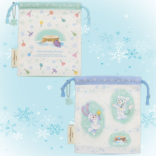 TDR - Duffy and friends White Wintertime Wonders Collection - Pouch set