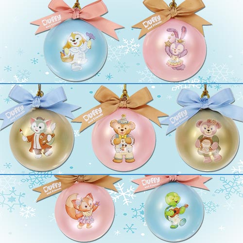 TDR - Duffy and friends White Wintertime Wonders Collection - Ornament set