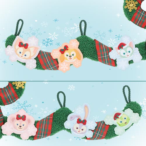 TDR - Duffy and friends White Wintertime Wonders Collection - Garland