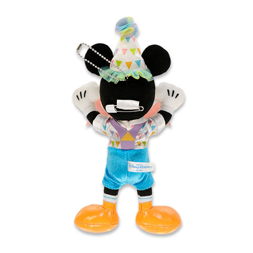 TDR - Mickey Mouse Birthday Plush Keychain