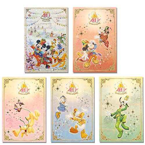 TDR - Disneyland 40th Anniversary DREAM-GO-ROUND Collection - Postcard set