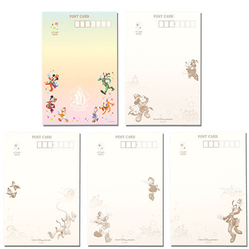 TDR - Disneyland 40th Anniversary DREAM-GO-ROUND Collection - Postcard set