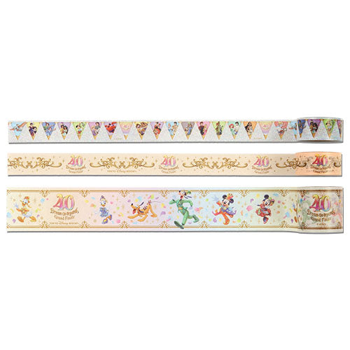 TDR - Disneyland 40th Anniversary DREAM-GO-ROUND Collection - Masking tape