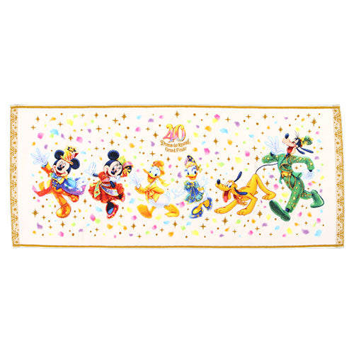 TDR - Disneyland 40th Anniversary DREAM-GO-ROUND Collection - Face Towel