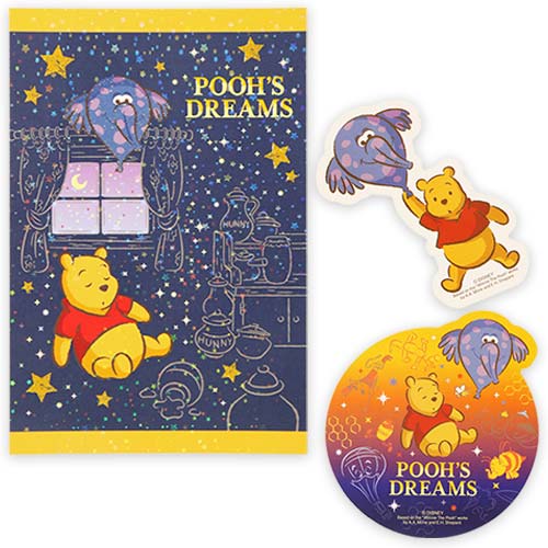 TDR - Pooh's Dream Collection - Stickers and Postcard set
