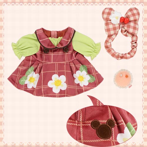 TDR - Heartfelt Strawberry Gift Collection - Plush outfit (plush not included)