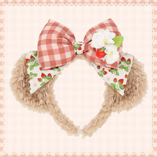 TDR - Heartfelt Strawberry Gift Collection - Headband / ears