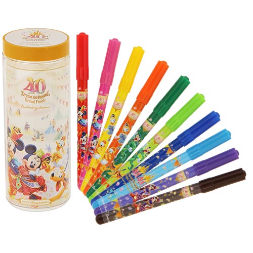 TDR - Disneyland 40th Anniversary DREAM-GO-ROUND Collection - Color pen set