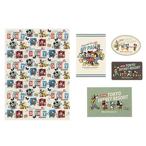 TDR - Let's Go Tokyo Disney Resort Collection - Stationary set