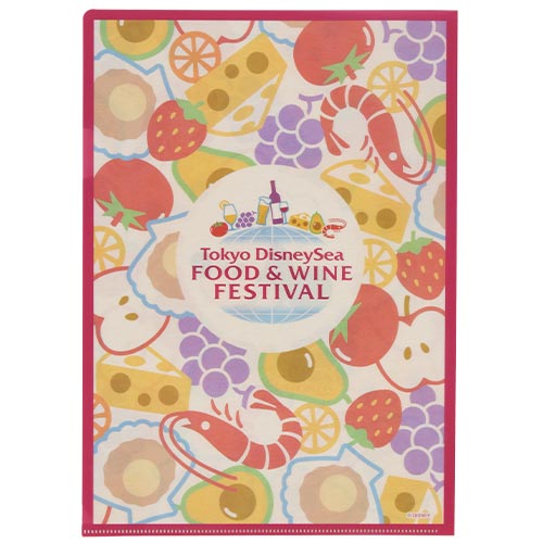 TDR - Tokyo DisneySea Food and Wine Festival - A4 folder