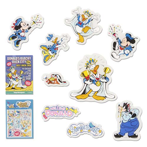 TDR - Donald's Quacky Duck City - Sticker set