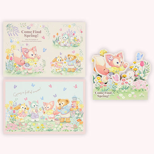 TDR - Duffy and friends Come Find Spring Collection - Postcard set